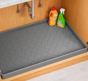 Jin&Bao Waterproof Silicone Under Sink Mat 34"x22