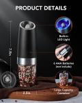 FORLIM Automatic Salt and Pepper Grinder Set