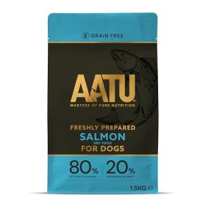 AATU 80/20 Salmon High-Protein Dog Food 1.5kg