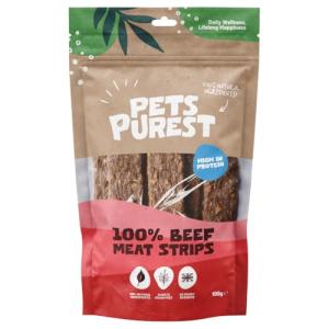 Purest Beef Strips Natural Dog Treats - 100g