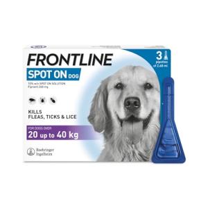 FRONTLINE Flea & Tick Treatment for Large Dogs