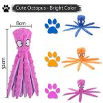 Acehome Octopus Squeaky Chew Toy for Dogs