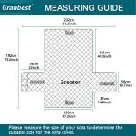 Granbest Waterproof Non-Slip Sofa Cover for Pets