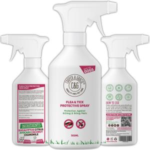 Natural Flea and Tick Spray for Dogs 500ML