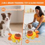 Interactive Duck Toy for Brain Training & Treats