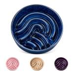 Vancasso Blue Slow Feeder Bowl for Small Pets