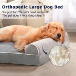 Large Soft Orthopedic Dog Bed with Washable Cover