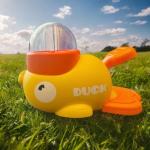 Interactive Yellow Duck Feeder for Dogs and Cats