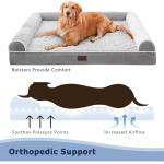 Large Soft Orthopedic Dog Bed with Washable Cover