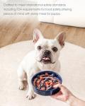 Vancasso Blue Slow Feeder Bowl for Small Pets