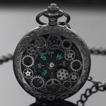 Hollow Design Compass Pocket Watch for Hiking