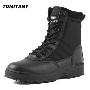 Men's Tactical Desert Combat Boots for Hiking