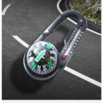 Multifunctional Carabiner Compass with Thermometer