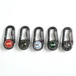 Multifunctional Carabiner Compass with Thermometer