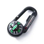 Multifunctional Carabiner Compass with Thermometer