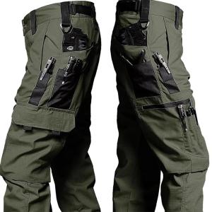 Men's Tactical Waterproof Cargo Pants for Outdoor Work