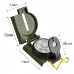 Compact Aluminum Travel Compass for Outdoor Adventures