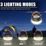 10W Portable USB Rechargeable Camping Lantern