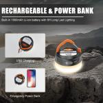 10W Portable USB Rechargeable Camping Lantern