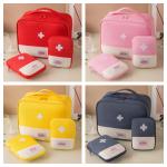 3-Piece Portable First Aid Kit Organizer