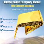 Lightweight Emergency Thermal Poncho Blanket Cover
