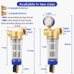 Whole House Spin Down Water Filter System