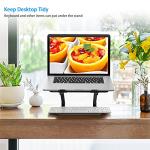Adjustable Aluminum Laptop Stand for 10-17" Laptops