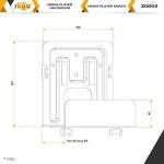 Wall-Mount Bracket for Smart-TV Streaming Box