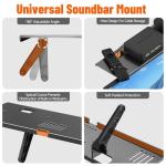 Universal Soundbar Mount for Easy TV Setup