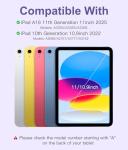 Vobafe iPad Keyboard Case with Backlit Folio