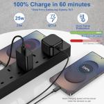 25W USB C Charger 2-Pack with 2M Cable