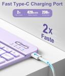 Vobafe iPad Keyboard Case with Backlit Folio