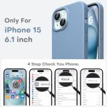 iPhone 15 Liquid Silicone Case - Winter Blue