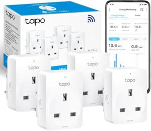 Tapo P110 Smart Plugs - 4-Pack with App Control