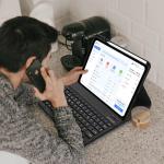 Samsung Galaxy Tab A9+ Keyboard Case with S Pen Holder