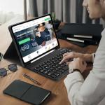 Samsung Galaxy Tab A9+ Keyboard Case with S Pen Holder