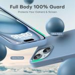 iPhone 15 Liquid Silicone Case - Winter Blue