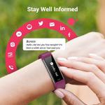 Runlio Waterproof Fitness Tracker with Sleep Monitor