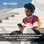 Sony WH-CH520 Wireless Bluetooth On-Ear Headphones