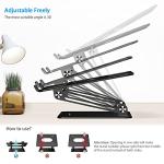 Adjustable Aluminum Laptop Stand for 10-17" Laptops