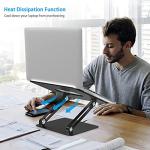 Adjustable Aluminum Laptop Stand for 10-17" Laptops