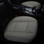 EDEALYN Luxury PU Leather Car Seat Cushion