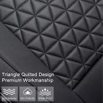 Black Panther Luxury PU Leather Back Seat Cover
