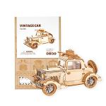 Wooden Vintage Car DIY Model Kit for Collectors