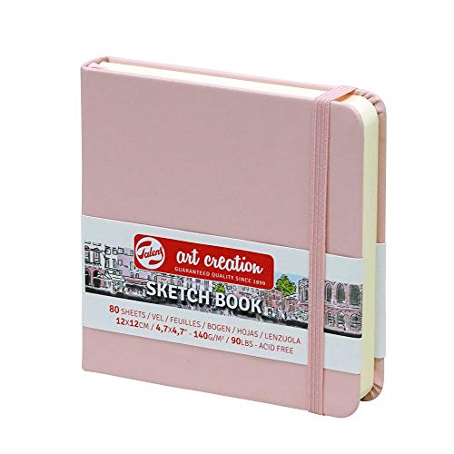 Talens Art Creation Pink Sketch Book, 4.7 x 4.7