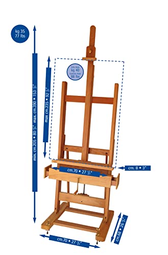 Mabef Large Master Studio Easel (MBM-04-PLUS)