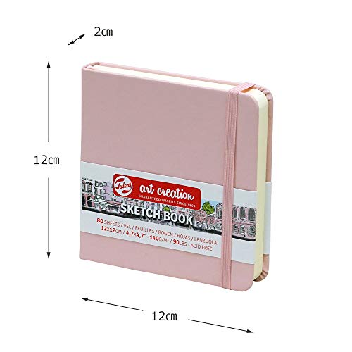 Talens Art Creation Pink Sketch Book, 4.7 x 4.7