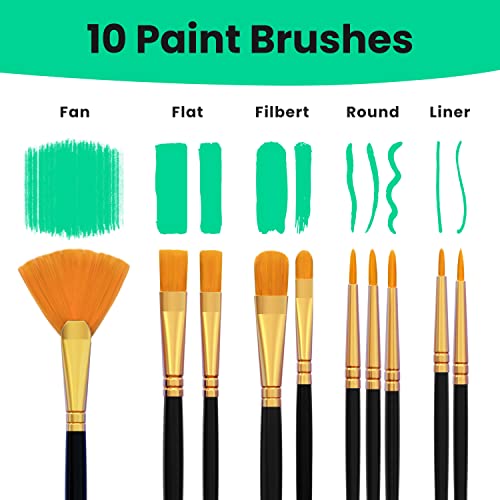 36-Color Gouache Set - Vibrant & Non-Toxic