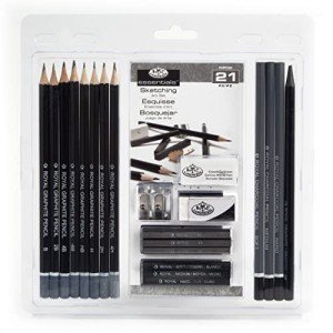 Royal and Langnickel Sketching and Drawing Set, 21 Pieces