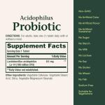 Nature's Bounty Probiotic Acidophilus 120 Tablets